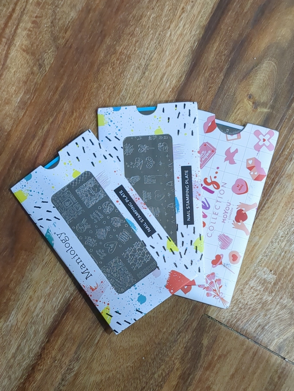 Valentine's Day Themed Nail Stamping Plates